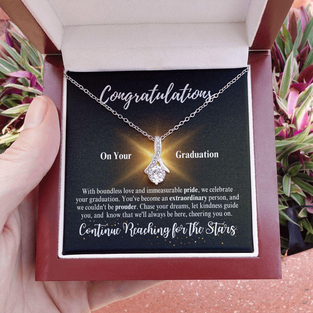 Congratulations | Continue Reaching for the Stars | Alluring Beauty Necklace - ALL4THEGIFTOFIT