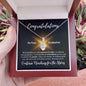 Congratulations | Continue Reaching for the Stars | Alluring Beauty Necklace - ALL4THEGIFTOFIT