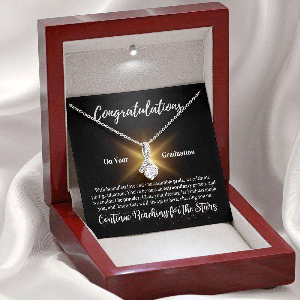 Congratulations | Continue Reaching for the Stars | Alluring Beauty Necklace - ALL4THEGIFTOFIT