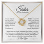 To My Sister On Your Graduation | Chase Your Dreams | Love Knot Necklace - ALL4THEGIFTOFIT