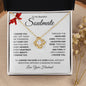 To My Beautiful Soulmate | I Choose You | Love Knot Necklace | Gift for Wife