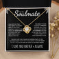 (TOP SELLER π₯)To My Soulmate | Through My Eyes | Love Knot Necklace
