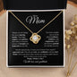 Dear Mom | You are My Best Friend | Love Knot Necklace - Gift for Mother's Day - ALL4THEGIFTOFIT