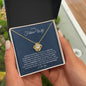 To My Future Wife | Together Till The End | Love Knot Necklace - Gift for Fiancée