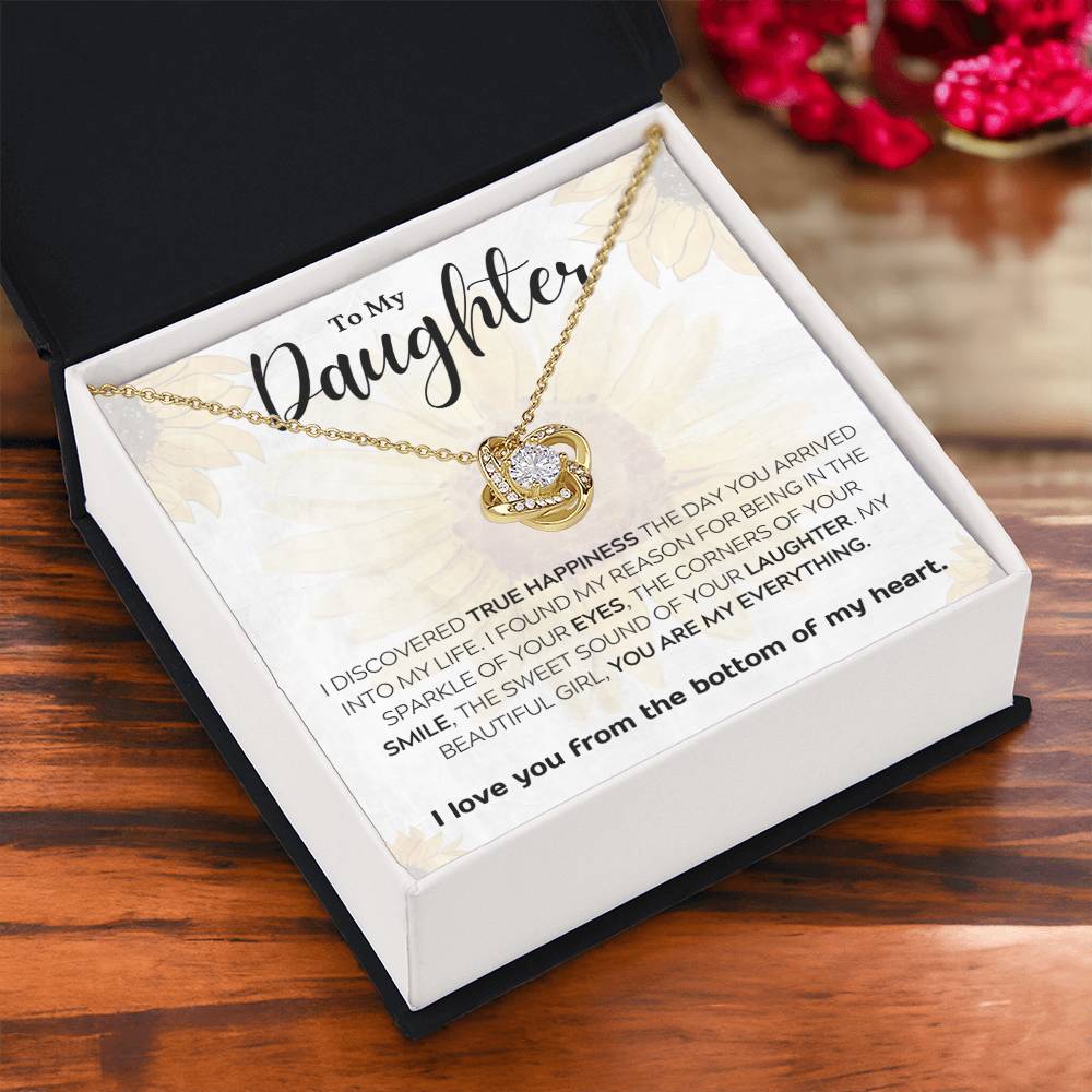 To My Daughter | My Reason for Being | Love Knot Necklace