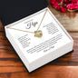 A Mi Hermosa Hija | El Capitulo Mas Hermoso | Ama a Papá | Collar Love Knot - ALL4THEGIFTOFIT
