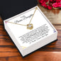 To My Bonus Daughter | Life Gave Me The Gift Of You | Love Knot Necklace