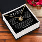 To My Daughter - I Believe In You | Love Mom | Love Knot Necklace