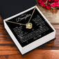 To My Beautiful Daughter | The Most Beautiful Chapter | Love Dad | Love Knot Necklace - ALL4THEGIFTOFIT