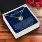 To My Bonus Daughter | I Will Always Love You | Love Knot Necklace - Gift for Birthday, Holidays, Just Because