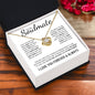 To My Soulmate | My Love, My Best Friend| Love Knot Necklace - Gift for Wife, Fiancée, Girlfriend