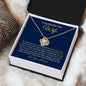 (TOP SELLER π₯) To My Smokin' Hot Wife | Love Knot Necklace - Gift for Soulmate, Birthday, Holidays, Just Because