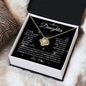 To My Beautiful Daughter | The Most Beautiful Chapter | Love Mom | Love Knot Necklace - ALL4THEGIFTOFIT