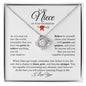 To My Niece on Your Graduation | Believe In Yourself | Love Knot Necklace - ALL4THEGIFTOFIT