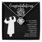 Congratulations Class of 2023 | Your Future is Bright | Love Knot Necklace - ALL4THEGIFTOFIT