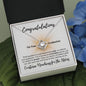 Congratulations | Continue Reaching for the Stars | Love Knot Necklace - ALL4THEGIFTOFIT