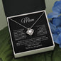 Dear Mom | You are My Best Friend | Love Knot Necklace - Gift for Mother's Day - ALL4THEGIFTOFIT