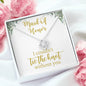 Maid Of Honor | I Couldn't Tie The Know | GC | Love Knot Necklace