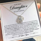 To My Dearest Daughter On Your Graduation | A Beautiful Beginning | Love Knot Necklace - ALL4THEGIFTOFIT