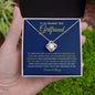 To My Smokin' Hot Girlfriend | Through My Eyes | Love Knot Necklace