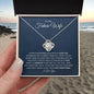 To My Future Wife | Together Till The End | Love Knot Necklace - Gift for Fiancée