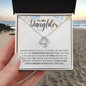To My Daughter | You Fill My Soul with Joy | Love Knot Necklace