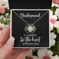 Bridesmaid | I Couldn't Tie The Knot | BC Wreath | Love Knot Necklace