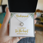 Bridesmaid - I Couldn't Tie The Knot - GC - Love Knot Necklace