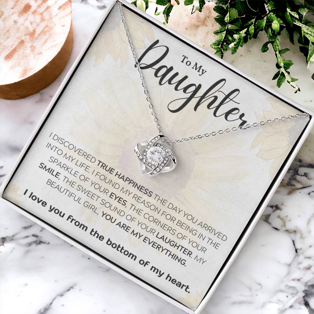 To My Daughter | My Reason for Being | Love Knot Necklace
