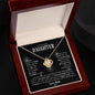 To My Beautiful Daughter | I am so Proud of You | Love Mom | Love Knot Necklace - ALL4THEGIFTOFIT