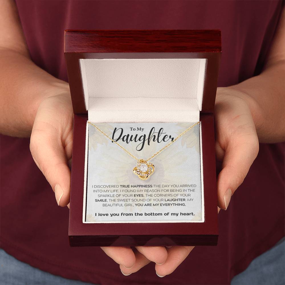 To My Daughter | My Reason for Being | Love Knot Necklace