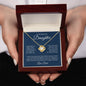 To My Beautiful Daughter | Forever My Bright Shining Star | Love Knot Necklace