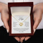 A Mi Hermosa Hija | El Capitulo Mas Hermoso | Ama a Papá | Collar Love Knot - ALL4THEGIFTOFIT