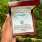 To My Beautiful Daughter | Always Remember That I Love You | Love Knot Necklace