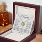 To My Beautiful Daughter | The Most Beautiful Chapter | Love Dad | Love Knot Necklace - ALL4THEGIFTOFIT