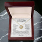 To My Beautiful Daughter | Forever in my Heart | Love Dad | Love Knot Necklace - ALL4THEGIFTOFIT