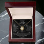A Mi Hermosa Hija | El Capitulo Mas Hermoso | Ama a Papá | Collar Love Knot - ALL4THEGIFTOFIT