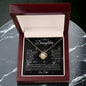 To My Beautiful Daughter | The Most Beautiful Chapter | Love Dad | Love Knot Necklace - ALL4THEGIFTOFIT