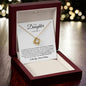 (TOP SELLER π₯)To My Daughter | I Closed My Eyes | Love Knot Necklace