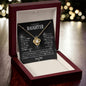 To My Beautiful Daughter | I am so Proud of You | Love Dad | Love Knot Necklace - ALL4THEGIFTOFIT