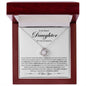 To My Dearest Daughter On Your Graduation | A Beautiful Beginning | Love Knot Necklace - ALL4THEGIFTOFIT