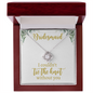 Bridesmaid - I Couldn't Tie The Knot - GC - Love Knot Necklace