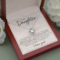To My Daughter | The Most Precious Person In My Life | Love Knot Necklace