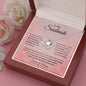 To My Soulmate | Love You To The Moon & Back | Love Knot Necklace - Gift for Wife, Fiancée, Girlfriend