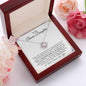 To My Bonus Daughter | Life Gave Me The Gift Of You | Love Knot Necklace