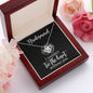 Bridesmaid | I Couldn't Tie The Knot | BC Wreath | Love Knot Necklace