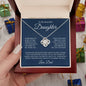 To My Beautiful Daughter | Forever My Bright Shining Star | Love Knot Necklace