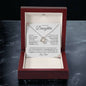 (BEST SELLER π₯)To My Beautiful Daughter β The Most Beautiful Chapter β Love Knot Necklace from Dad