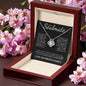 To My Soulmate | Through My Eyes | Love Knot Necklace - Gift for Wife, Fiancée, Girlfriend