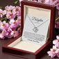 (TOP SELLER π₯)To My Daughter | I Closed My Eyes | Love Knot Necklace